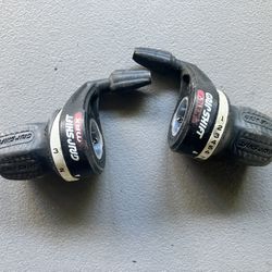 3x7 speed bike shifter set