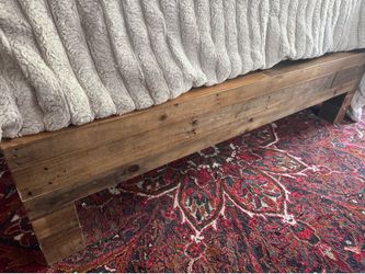 West elm queen bed
