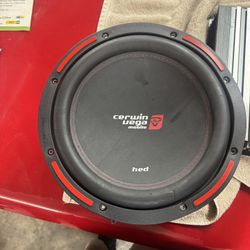 12” Dual Coil Cerwin - Vega 1400 W  Subwoofer 