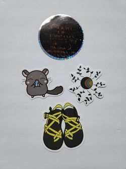 Four Cute And Random Stickers 