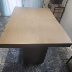 Modern Light Wood Dining Table