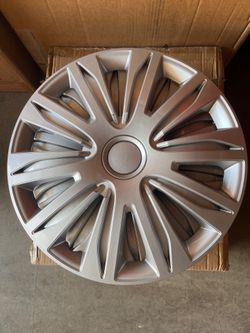 15" All silver Hubcaps