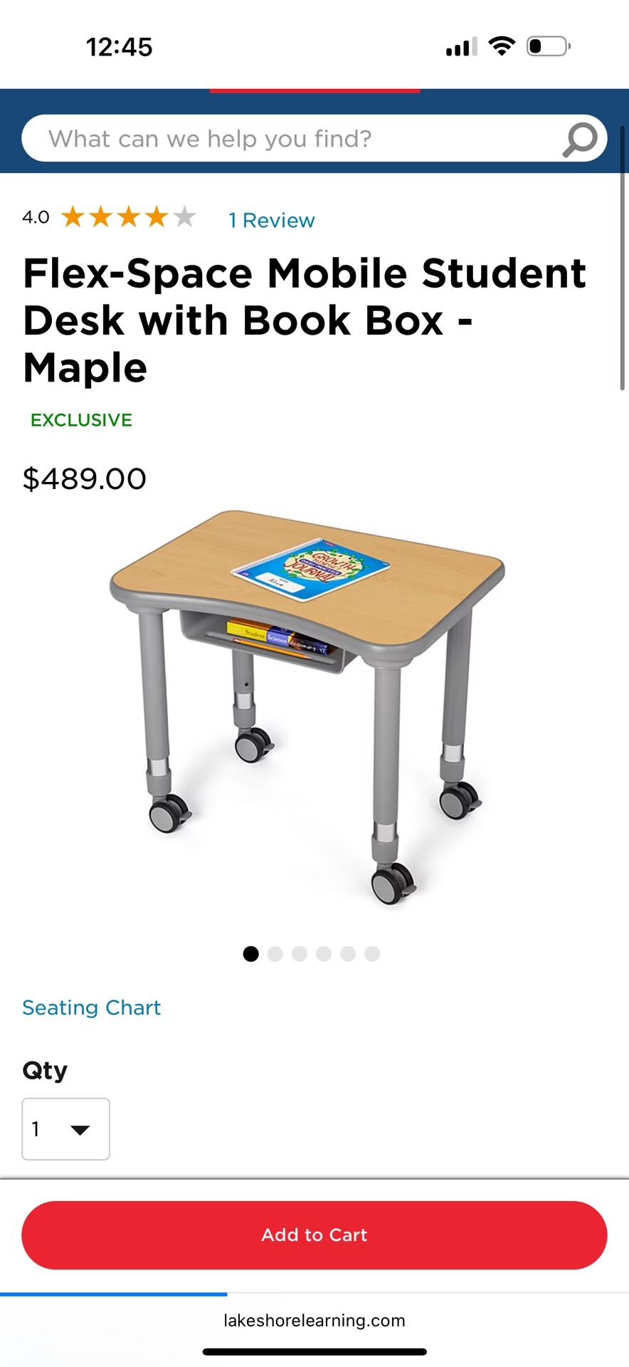 Student Desk Lakeshore