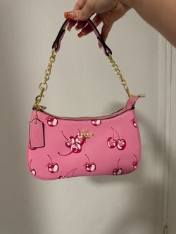 Coach x Disney Minnie Mouse Cherry Print Mini Bag