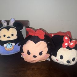 Minnie And Mickey Mouse Plushies Bundle All $5 