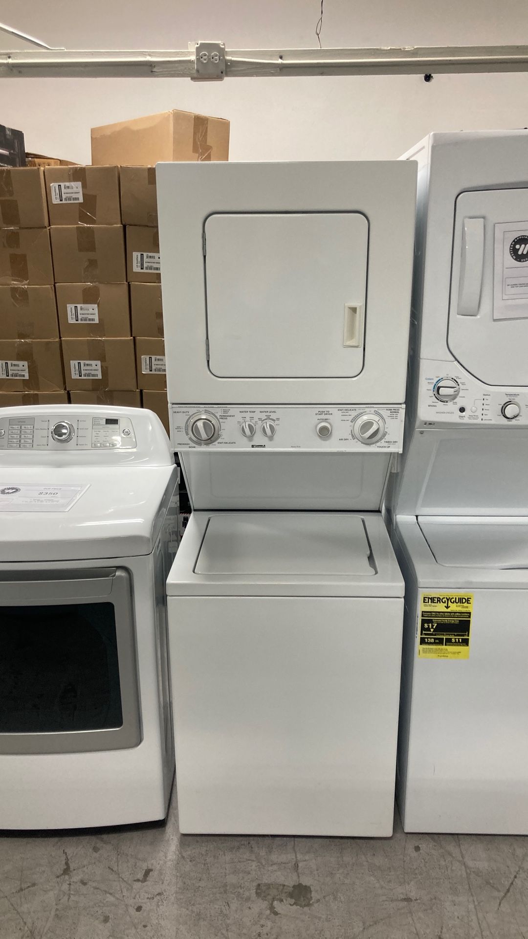 Kenmore Electric Stacked Washer And Dryer