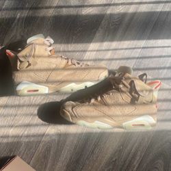 Jordan 6 British Khaki Travis Scott Cactus Jack 
