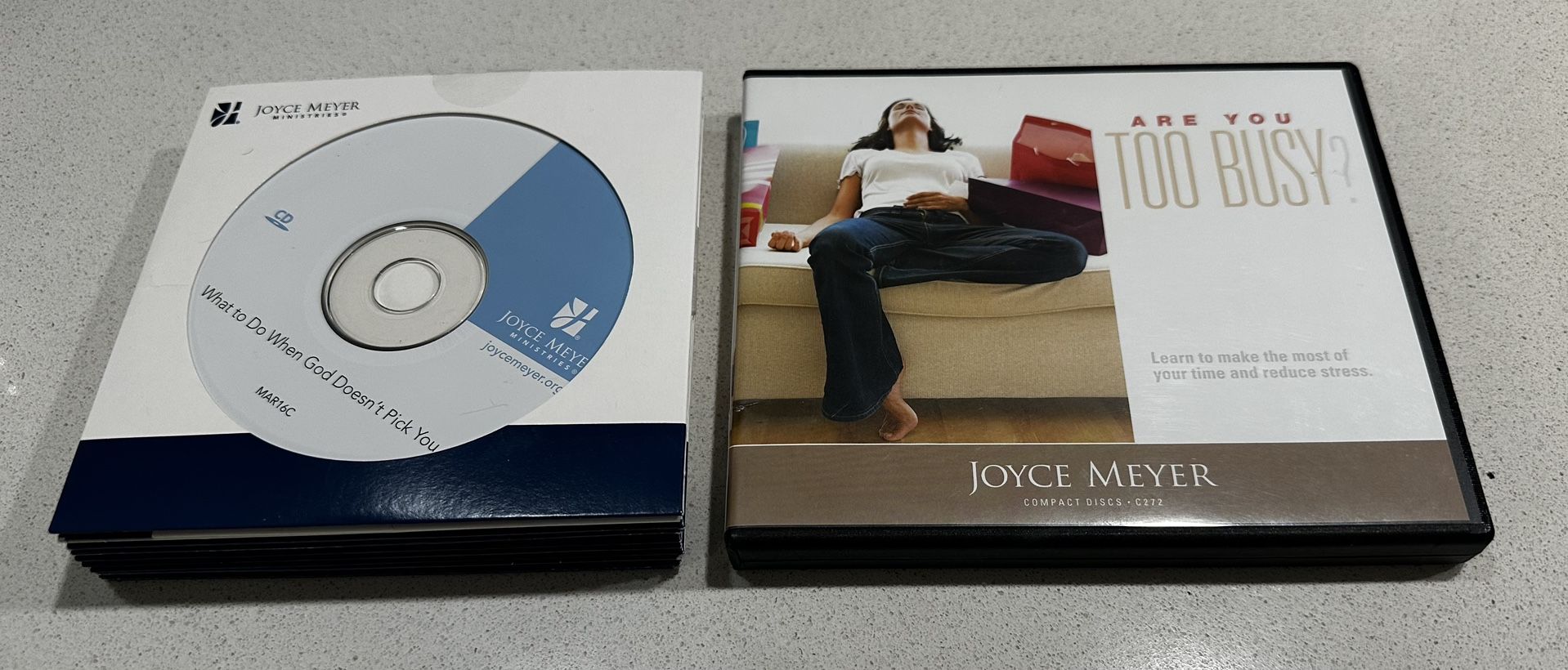 Joyce Meyer Ministries Set Of 14 DVD And CD.