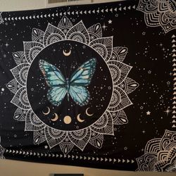 moon & butterfly tapestry 🦋🌙✨