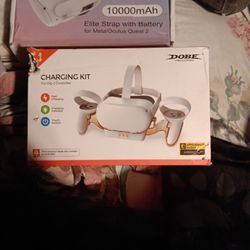 Charging kit for a v r headset