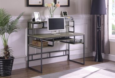 Weathered Grey Computer Desk ONLY $199- SALE!
