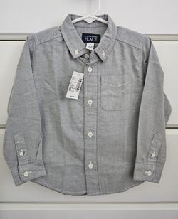 Toddler-Boy Size: 3T Long Sleeve Button-Up Shirt [READ DESCRIPTION]