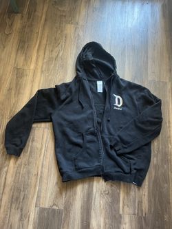 Disneyland Zip Front Hoodie with Colorful Embroidered Logo