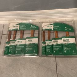 4 Piece Paint Brush Set 