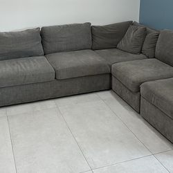 Macy’s Gray Sectional Couch
