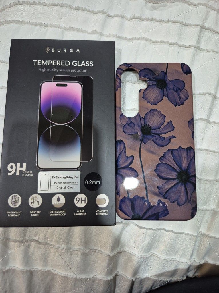 Burga Velvet Night Case And Screen Protector