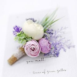 Set If 6 Boutonnière Groomsmen Best Men Wedding Party New 