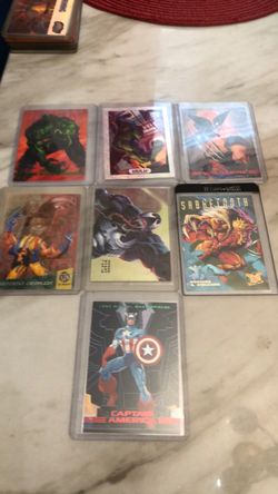 Marvel Trading Cards Lot of 7
