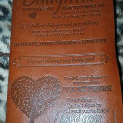 Daughter Always Diary/Book $10.. Leather 