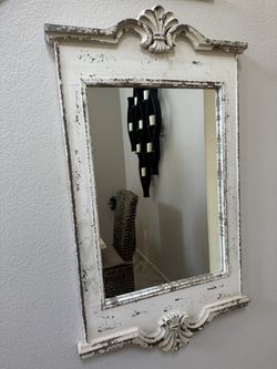 Vintage Distressed Mirror- Decor