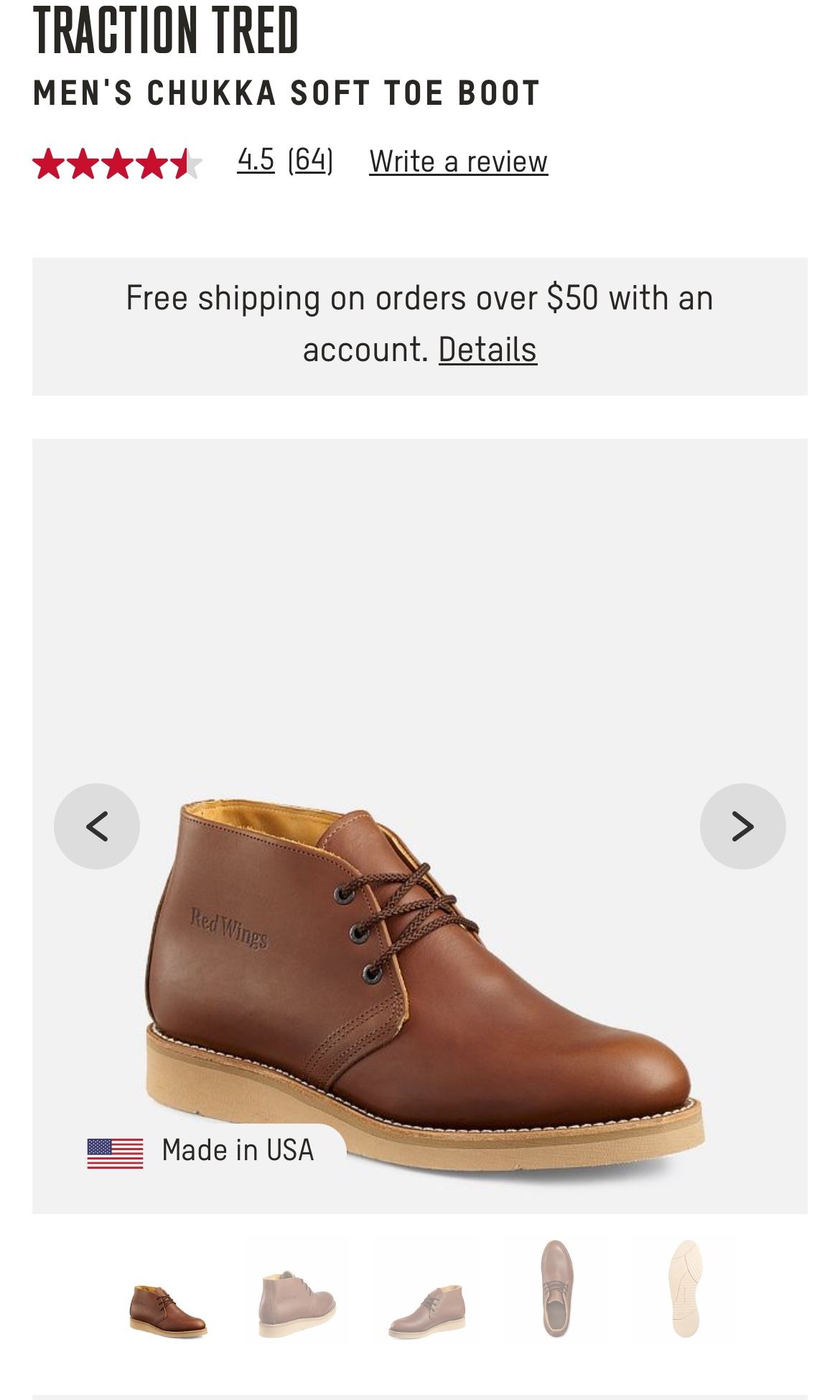 Red Wings Chukkas
