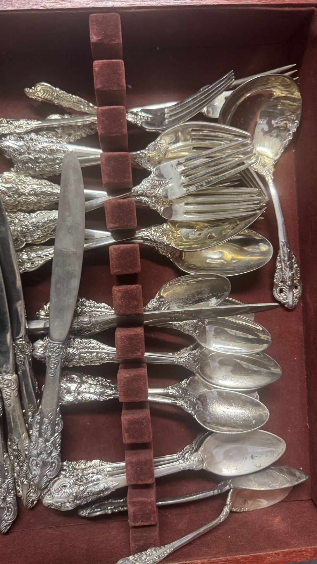 TWO! Sets Of Vintage Silverware Ones Pic $50 All  Silver Plated Worth 200-300$$ but I don’t collect them