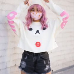 Korilakkuma JapanLA Cropped Spirit Jersey Size Medium
