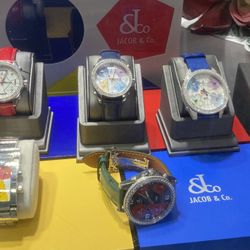 Rolex Jacob Omega Tiffany Breitling Patek Gold Silver 24k 