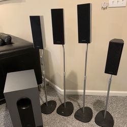Onkyo Surround Speakers + Sub