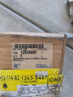 Timing Chain Kit Components From General Motors