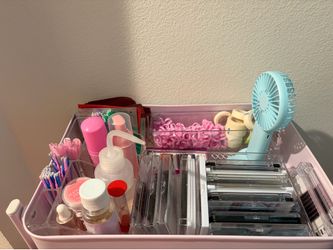 Lash supplies/ aesthetician bed
