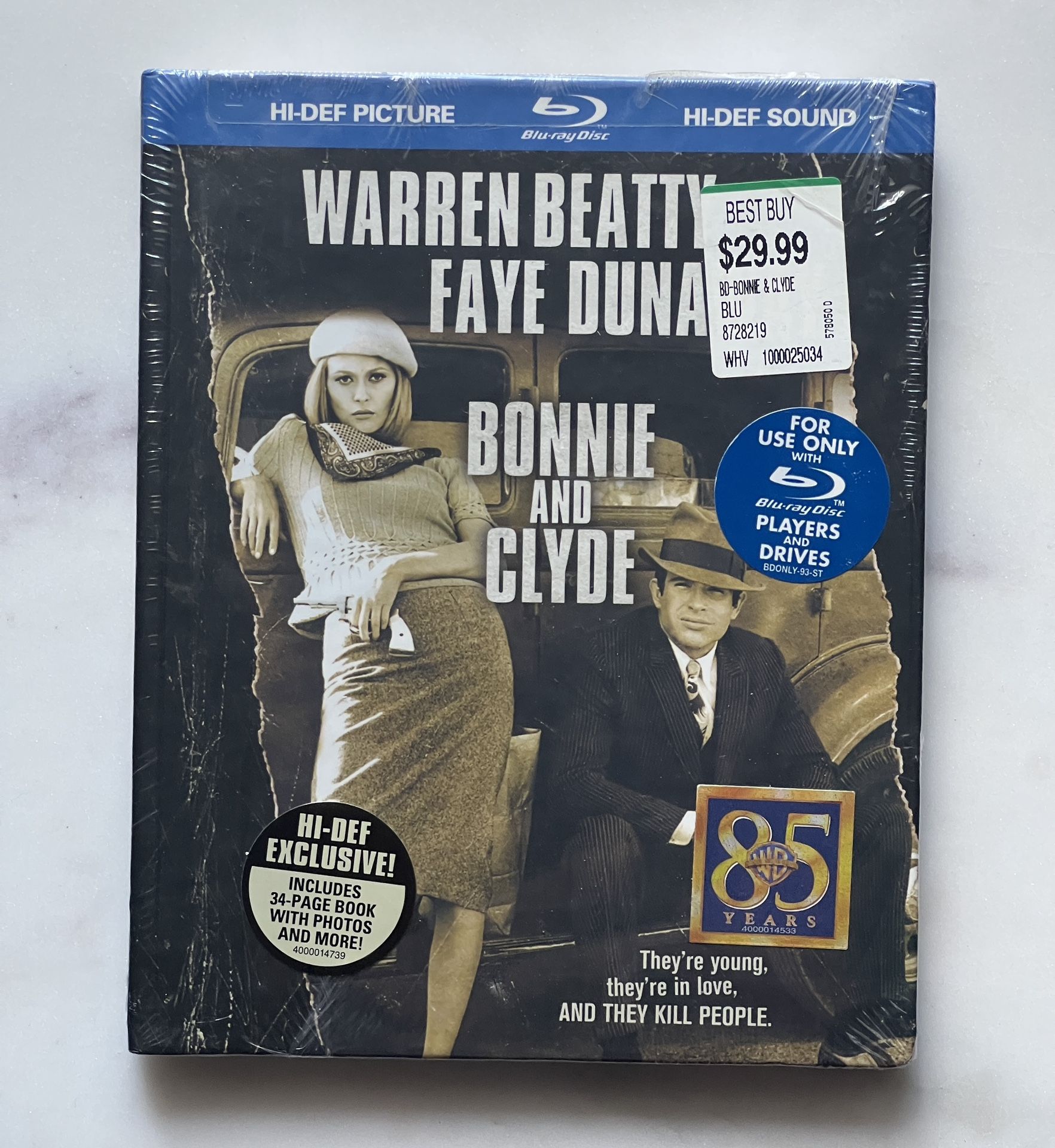 Bonnie And Clyde - Blu-ray - Digibook - New & Sealed