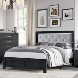 Queen Bed Frame Not Including Mattress And Box Spring 