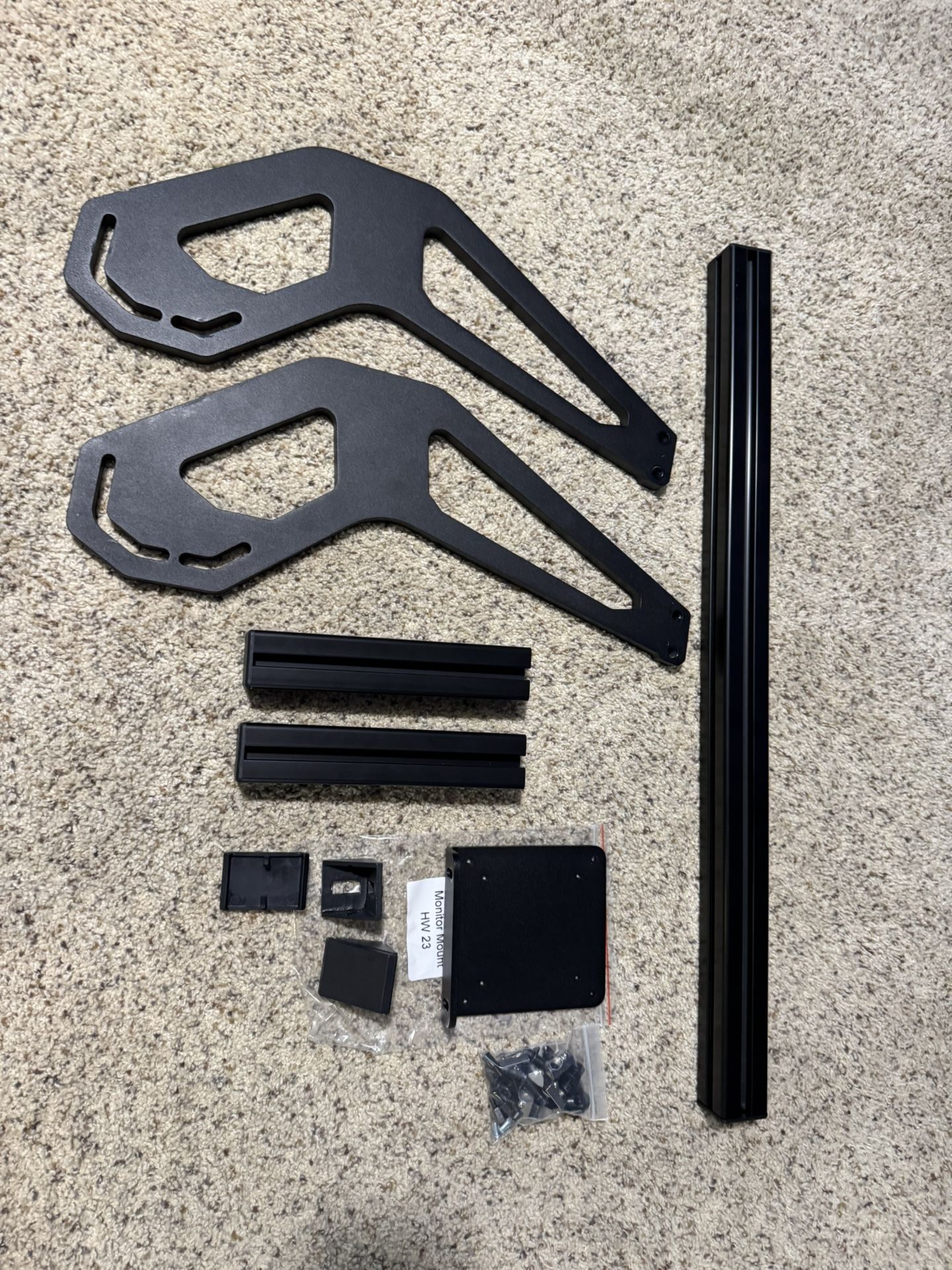 Simlab GT Integrated monitor mount for sim rig aluminum profile
