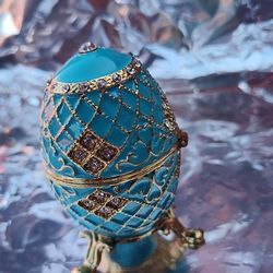 Reproduction Faberge Egg Porcelain Box