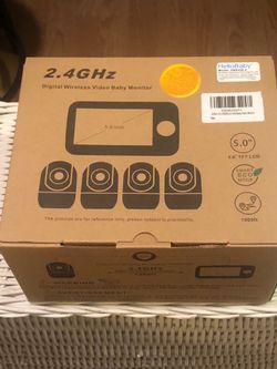 Baby Monitor 5” Screen 4 Cameras