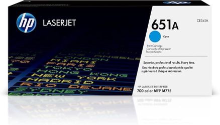NEW HP 651A LaserJet Toner Cartridge - Cyan