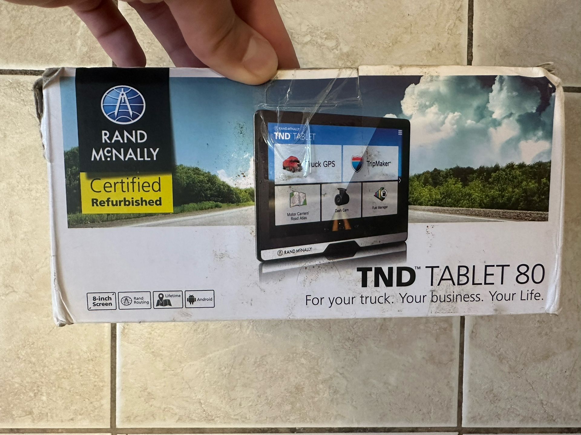 Truck GPS Tablet Rand McNally 80 ( 8 -inch Screen )