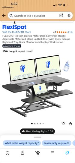 Motorized Computer Riser