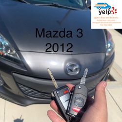 Mazda Car Keys and remotes / Mazda llaves y remotos/ llaves para carro / llaves de carro / key fobs   
