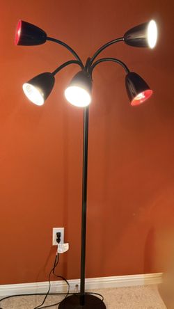 Black Multi-Head Adjustable Floor Lamp - Brand New / Never Used  