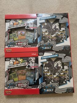 Pokemon Black Bolt Binder and Poster 2 Pack