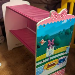 Minnie Mouse Kids Shelves Good Condition 21in Tall 25in Wide 12 in deep