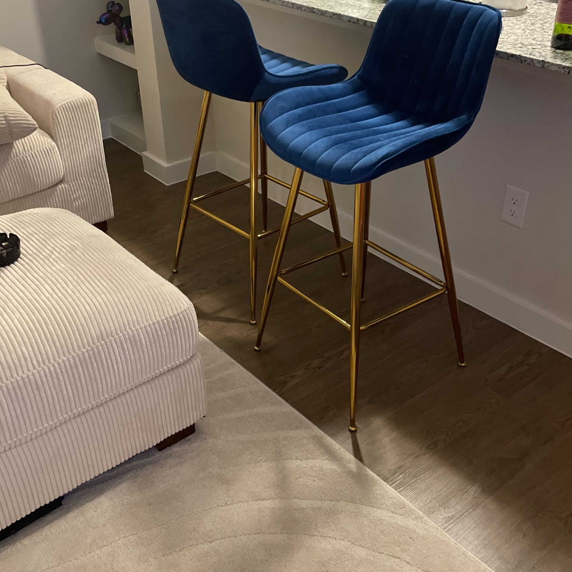 Royal Blue Bar Stools