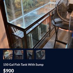 150 Gal Fish Tank With Sump