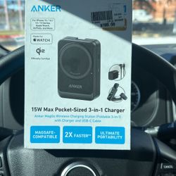 ANKER 15w 3-in-1 Charger