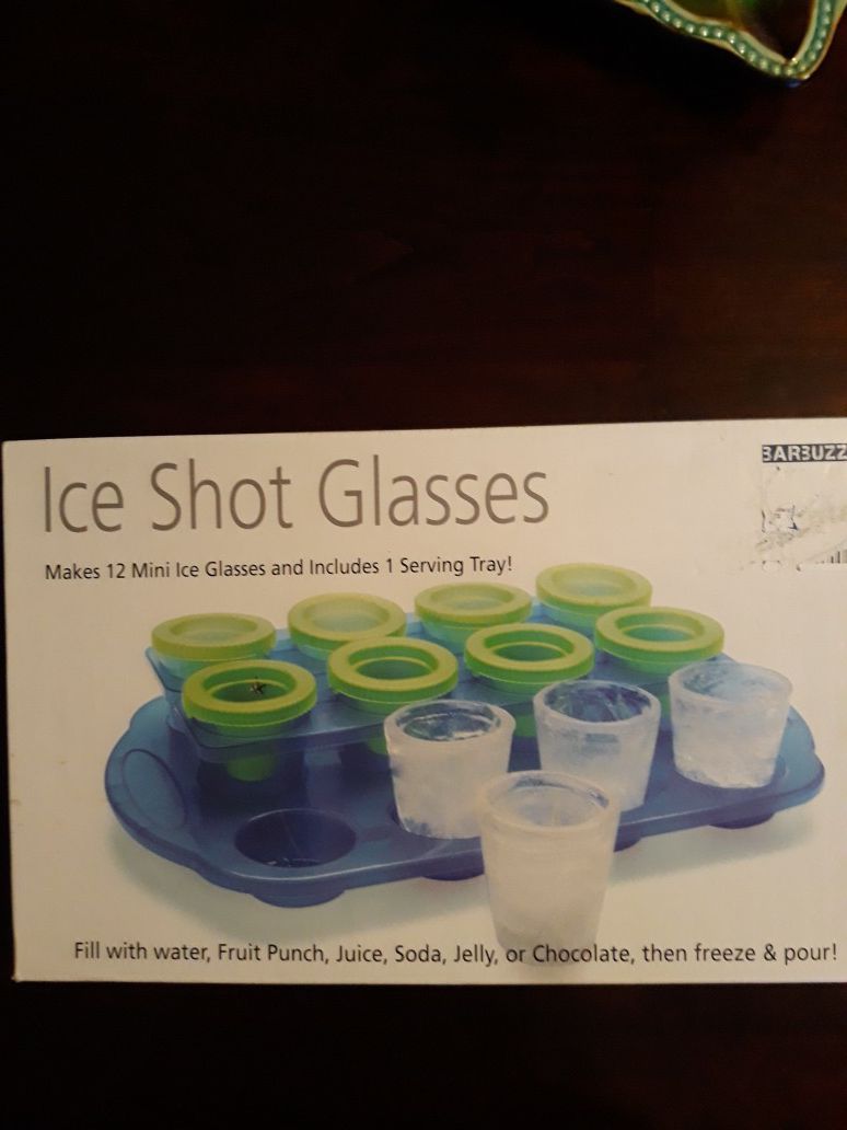 Mini ice shot glass mold