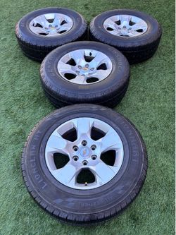 Chevy Silverado wheels and tires rims 18