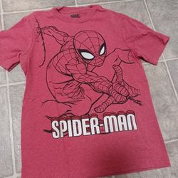 Marvel Spider-Man T-Shirt, Red, Size 6/7