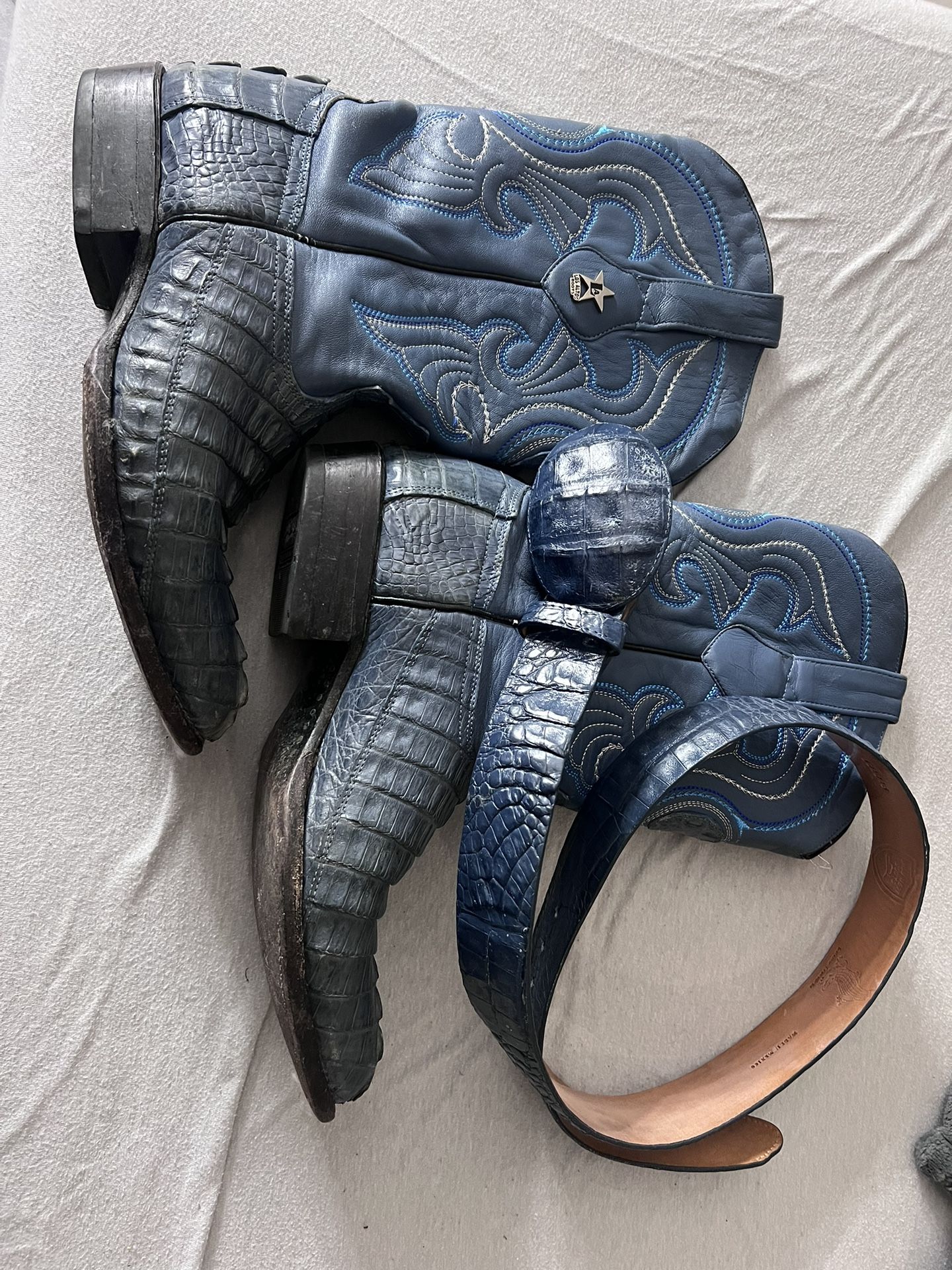 Los Altos Mens Boots And Belt